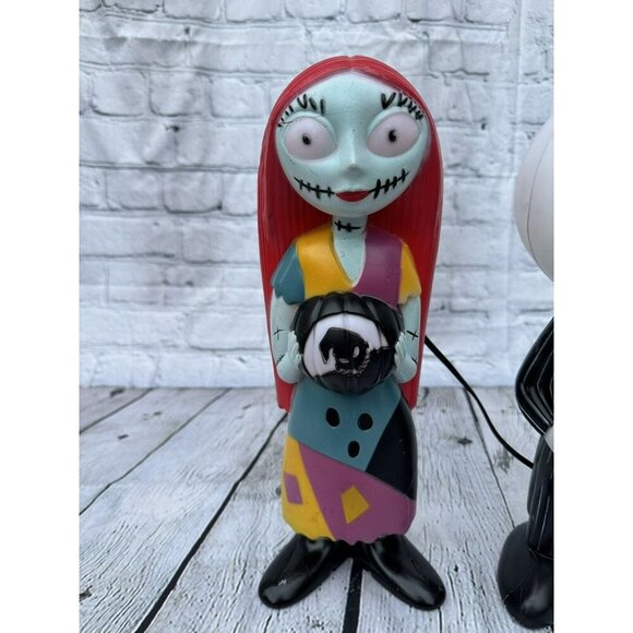 Nightmare Before Christmas Halloween Oogie Sally Jack Skellington Blow Mold Set - Picture 5 of 16